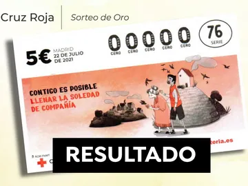 Sorteo Cruz Roja 2021: Comprobar resultado del Sorteo de Oro hoy 22 de julio Sorteo Cruz Roja 2021: Comprobar resultado del Sorteo de Oro hoy 22 de julio