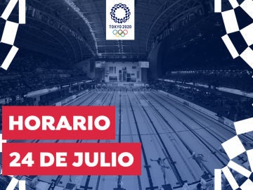 Horario y dónde ver las competiciones de hoy 24 de julio de los Juegos Olímpicos desde España