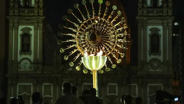 Encendido de la pira ol&iacute;mpica en R&iacute;o