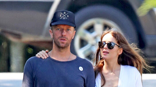 Chris Martin y Dakota Johnson