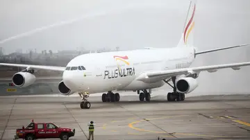 Un avión de la aerolínea española Plus Ultra Un avión de la aerolínea española Plus Ultra