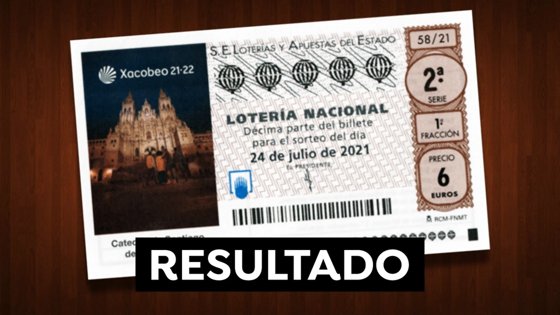 Comprobar Lotería Nacional: Resultado del sorteo de hoy sábado 24 de julio