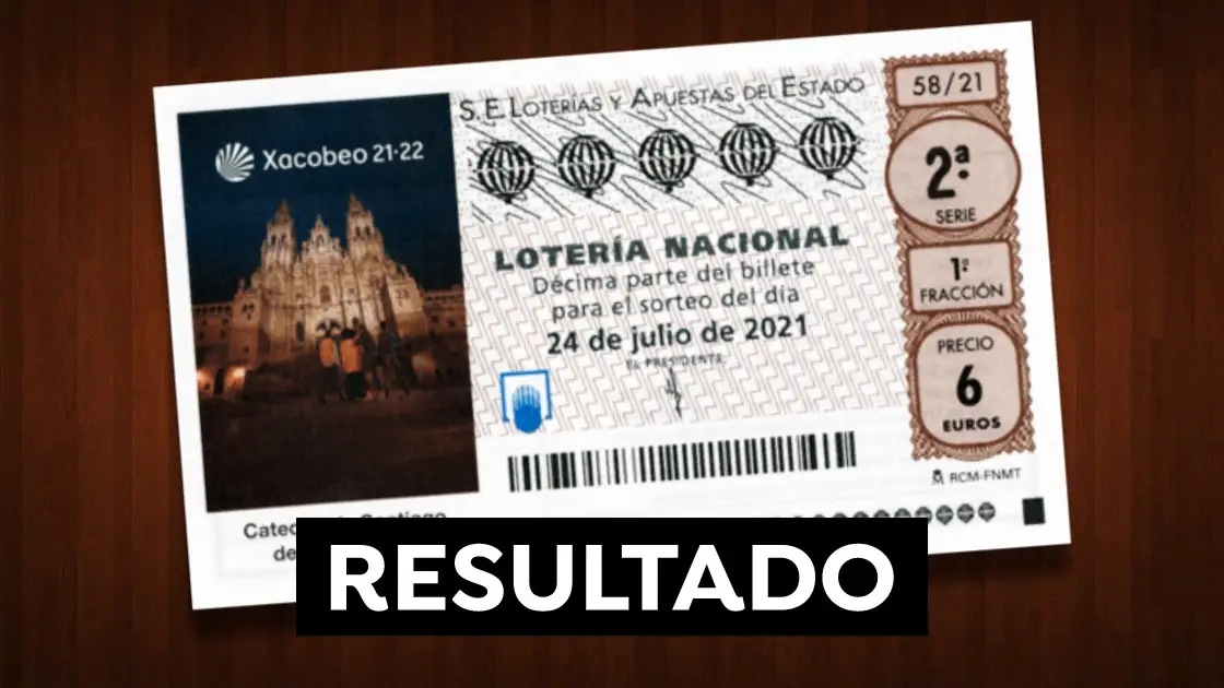 Comprobar Lotería Nacional: Resultado del sorteo de hoy sábado 24 de julio Comprobar Lotería Nacional: Resultado del sorteo de hoy sábado 24 de julio