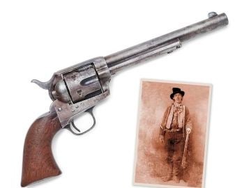 La pistola de Pat Garrett usada para matar a Billy the Kid podría alcanzar los 3 millones de dólares en una subasta