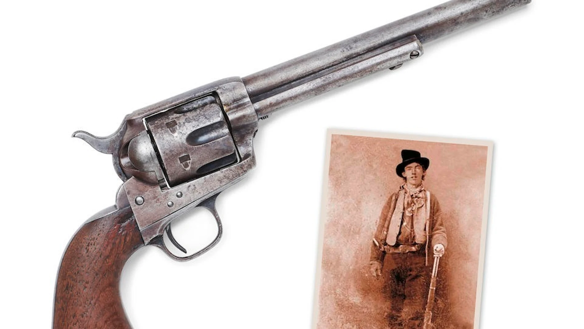 La pistola de Pat Garrett usada para matar a Billy the Kid podría alcanzar los 3 millones de dólares en una subasta
