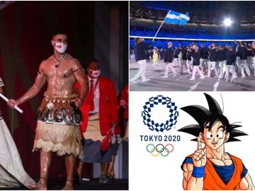 El abanderado de Tonga, Argentina y la ausencia de 'Goku' protagonizan los memes de la inauguración de Tokio 2020