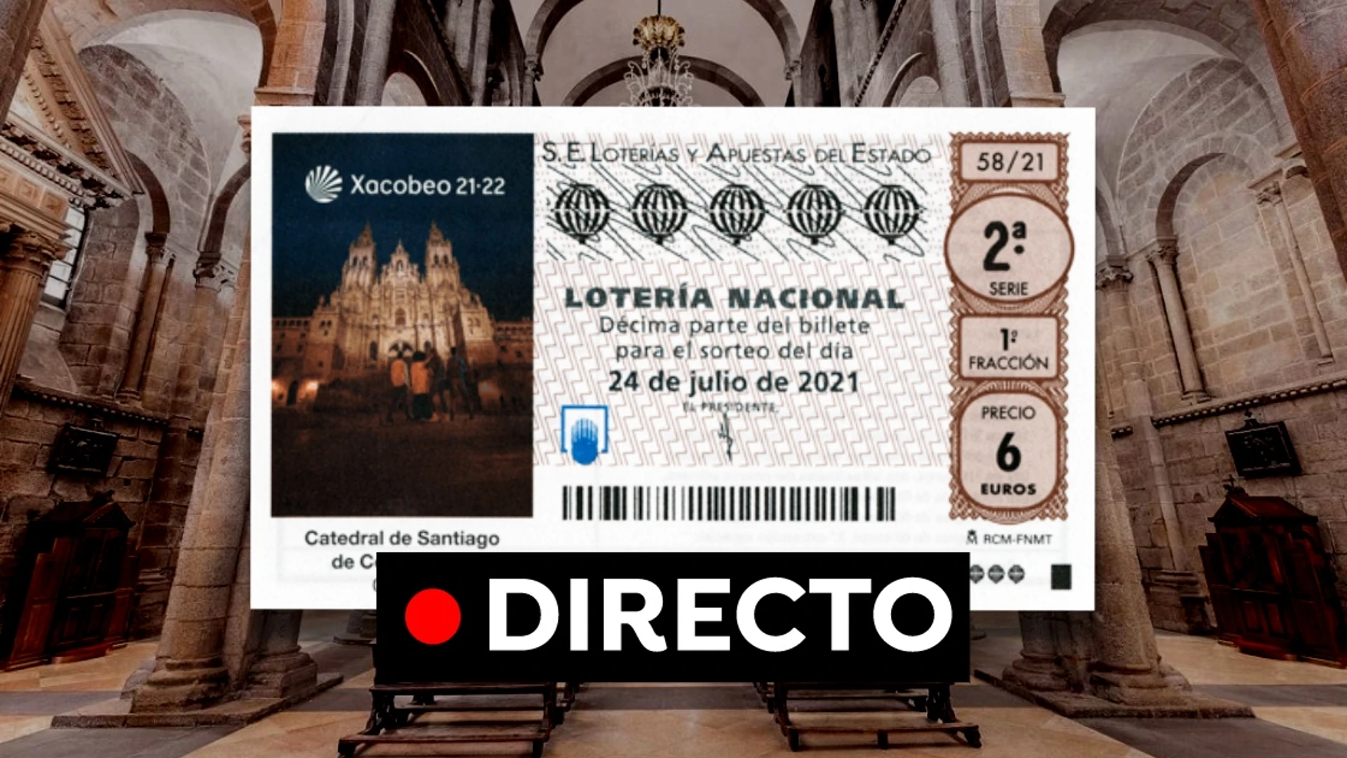 Comprobar el resultado del sorteo de Lotería Nacional de hoy sábado 24 de julio Comprobar el resultado del sorteo de Lotería Nacional de hoy sábado 24 de julio