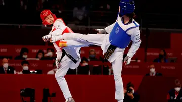 Adriana Cerezo consigue la plata en la final de taekwondo -49 kilos, primera medalla de España en los Juegos Adriana Cerezo consigue la plata en la final de taekwondo -49 kilos, primera medalla de España en los Juegos