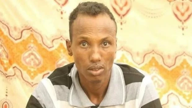 Imagen de Hussein Adan Ali emitida por la televisi&oacute;n local de Somalia.