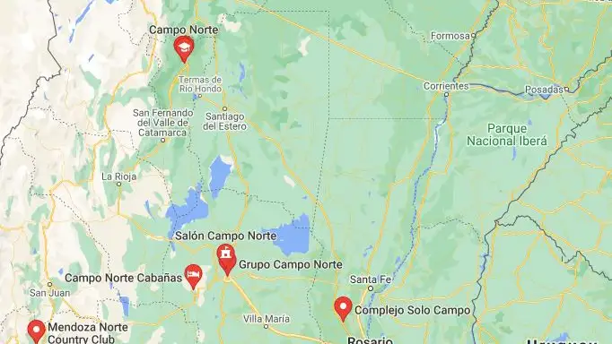 Zona de Campo Norte (Tucumán, Argentina) donde se produjo el suceso. Zona de Campo Norte (Tucumán, Argentina) donde se produjo el suceso.