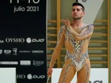 El gimnasta Cristofer Benítez El gimnasta Cristofer Benítez