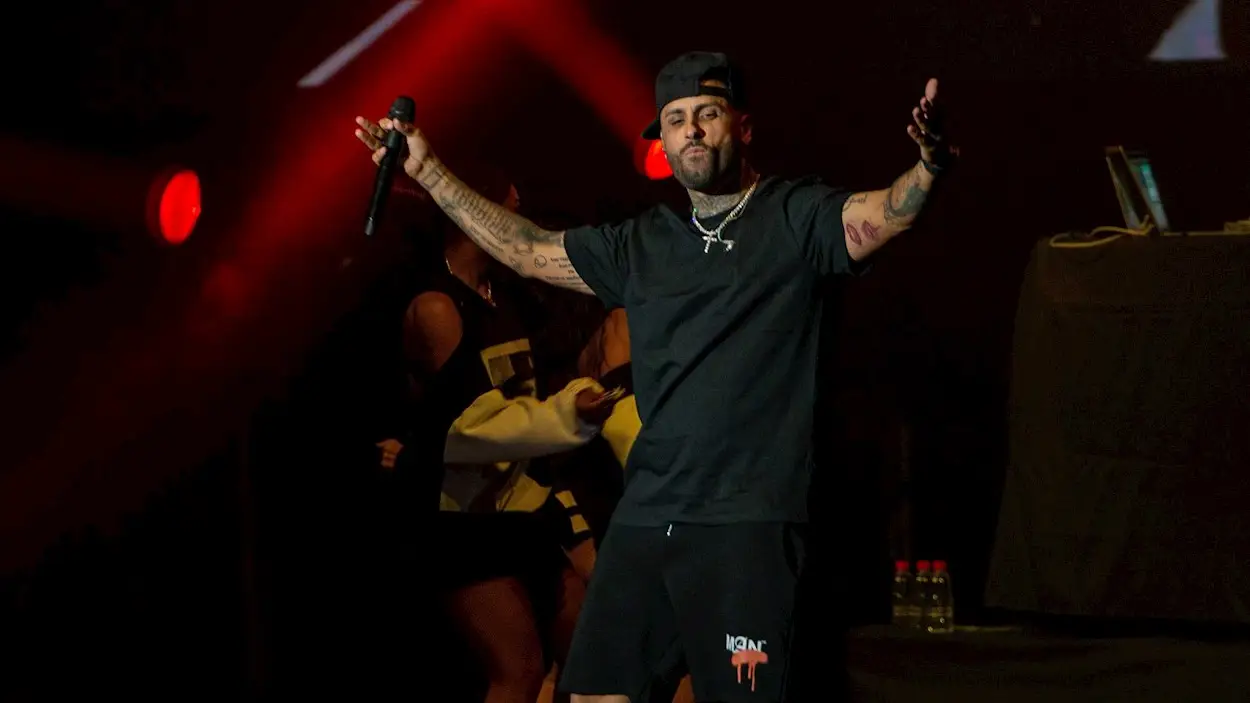 El cantante estadounidense de reguetón Nicky Jam durante el concierto ofrecido en el festival de música "Starlite" de Marbella, que se celebra en la localidad malacitana El cantante estadounidense de reguetón Nicky Jam durante el concierto ofrecido en el festival de música "Starlite" de Marbella, que se celebra en la localidad malacitana