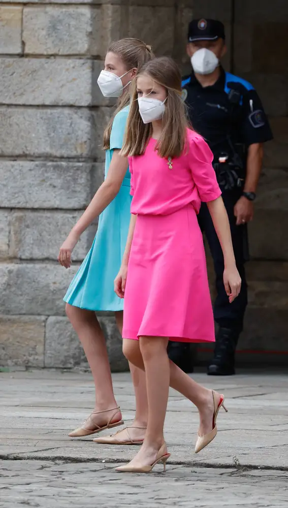 La princesa Leonor y su hermana, la infanta Sofía