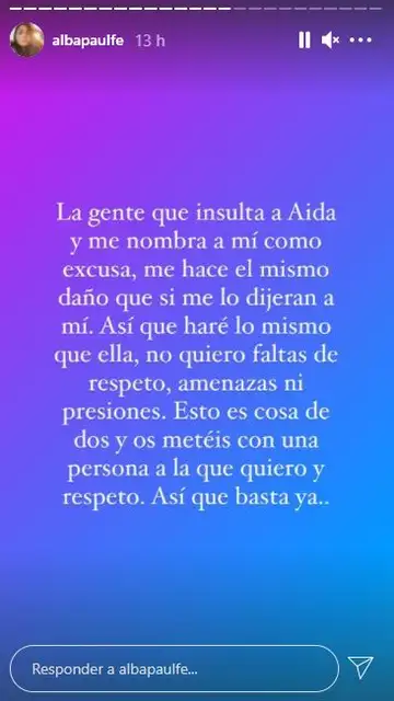 El mensaje de Alba Paul El mensaje de Alba Paul