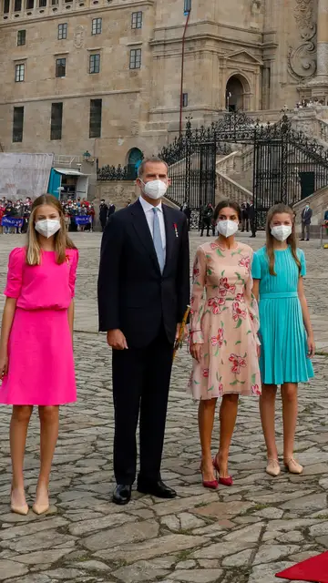 La familia Real en Galicia La familia Real en Galicia