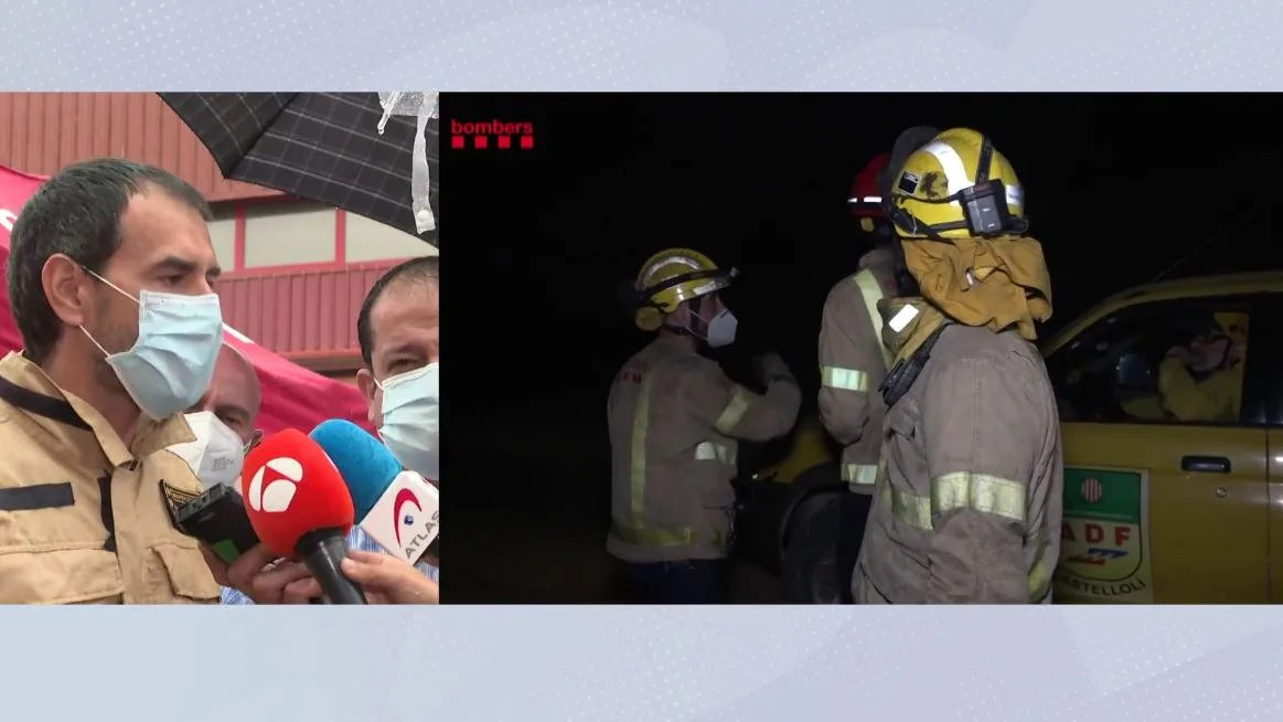 Bomberos en Tarragona. Bomberos en Tarragona.