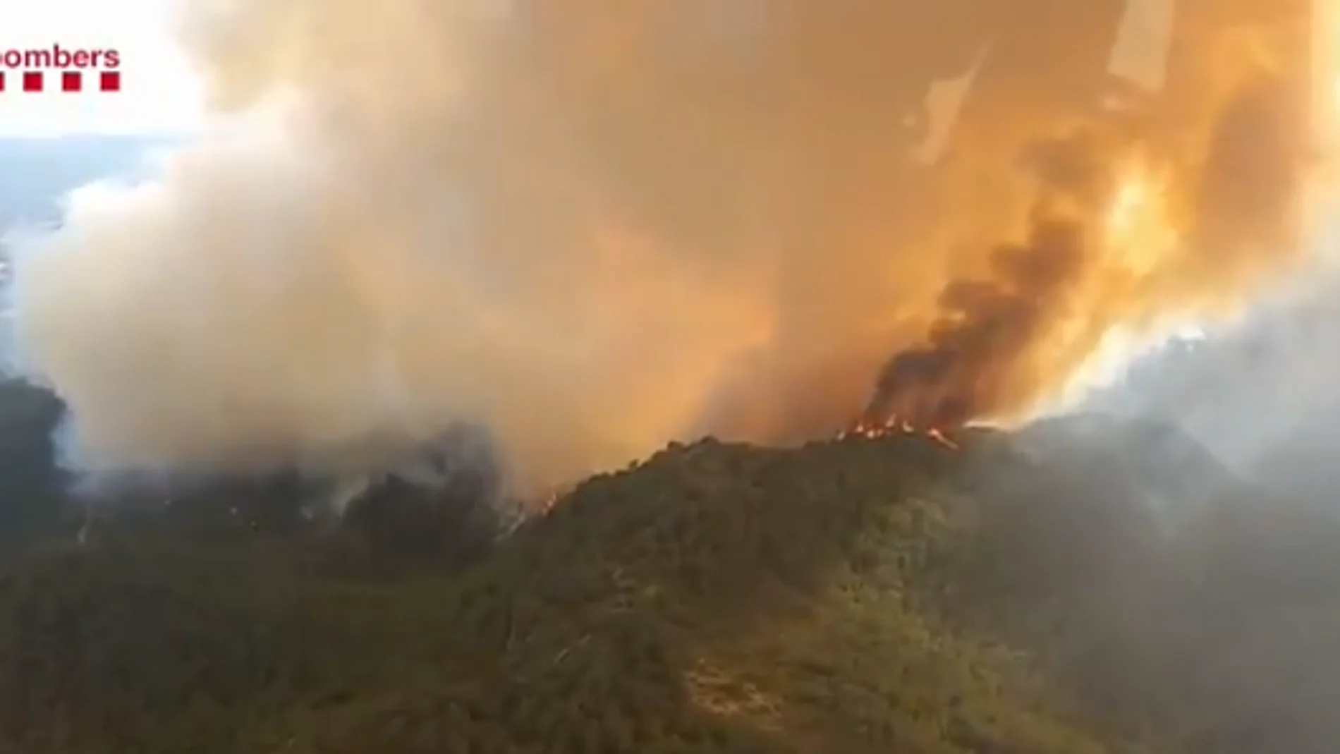 Controlado el incendio de Santa Coloma de Queralt, Tarragona, que ha arrasado más de 1.700 hectáreas
