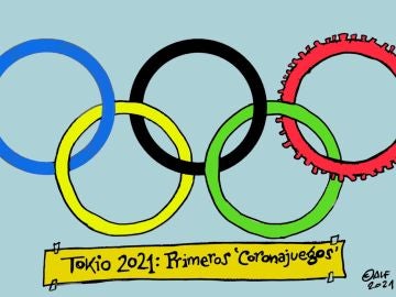 Los primeros 'Coronajuegos' Olímpicos, en la viñeta gráfica de Alfredo Boto-Hervás