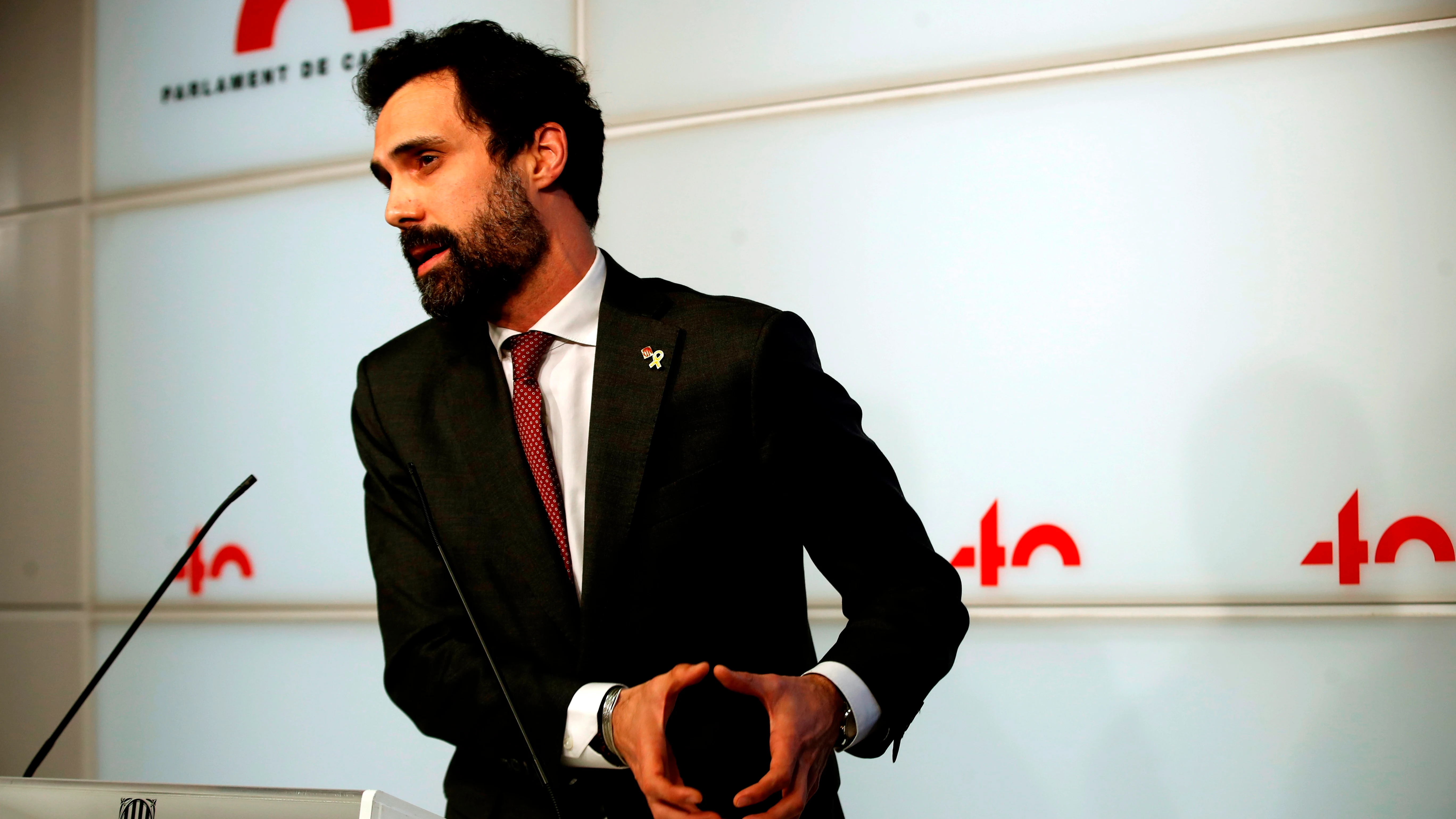 El expresidente del Parlament de Cataluña, Roger Torrent El expresidente del Parlament de Cataluña, Roger Torrent