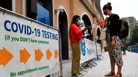 Centro de pruebas de coronavirus en el Reino Unido Coronavirus