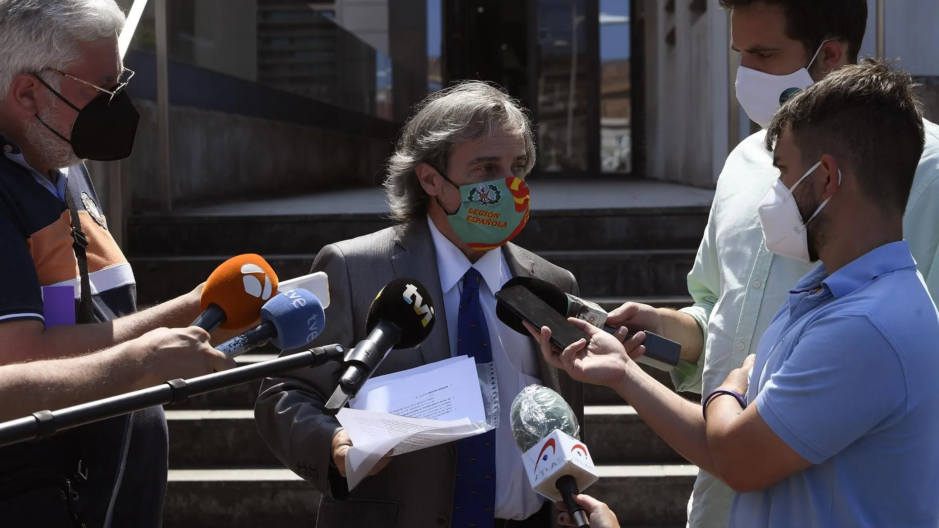 Germán-Ramón Inclán Méndez, abogado de los cuatro ciudadanos portugueses presuntamente implicados en un caso de violación a dos mujeres.