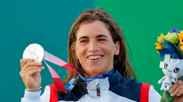 Maialen Chorraut, medalla de plata en la prueba de piragüismo de slalom Maialen Chorraut, medalla de plata en la prueba de piragüismo de slalom