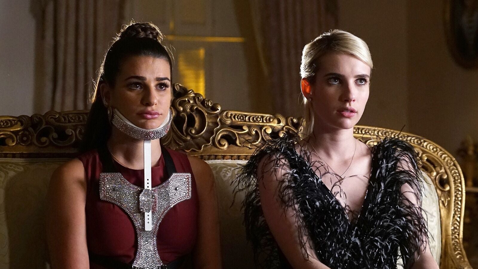 ¡Reunión de 'Scream Queens'! El cariñoso reencuentro de Lea Michele y Emma Roberts tras ser madres: 
