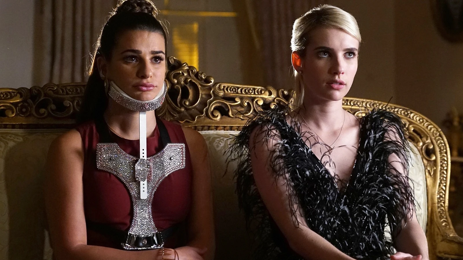 Emma Roberts y Lea Michele en ‘Scream Queens’ Emma Roberts y Lea Michele en ‘Scream Queens’