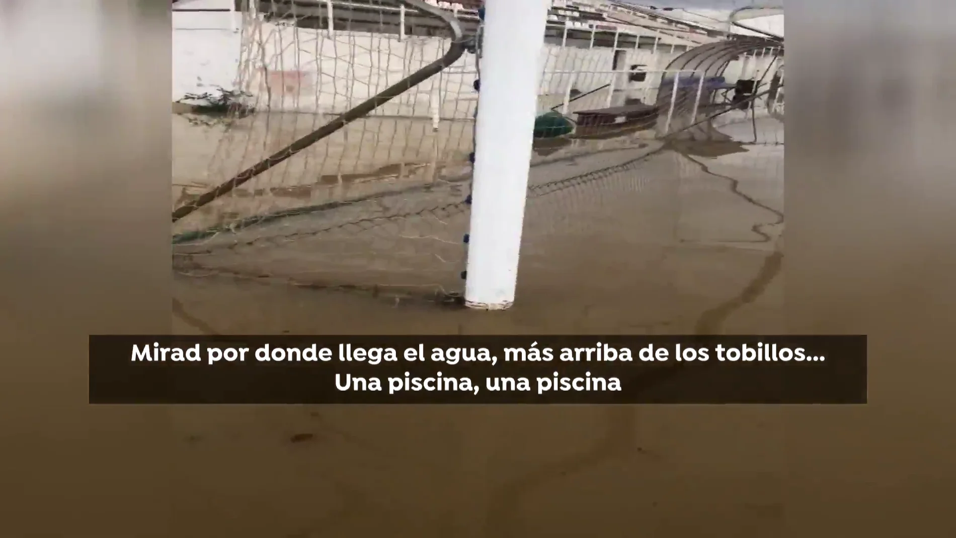 LLuvias caídas en Puerto Lumbreras, Murcia