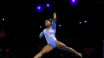 Simone Biles, en acción Simone Biles, en acción