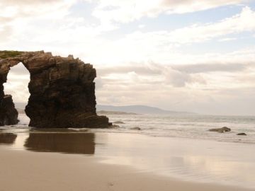 La playa de As Catedrais en Lugo