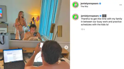 El marido de Jamie Lynn Spears ha sido pillado mientras cotilleaba la cuenta de Instagram de Britney Spears El marido de Jamie Lynn Spears ha sido pillado mientras cotilleaba la cuenta de Instagram de Britney Spears