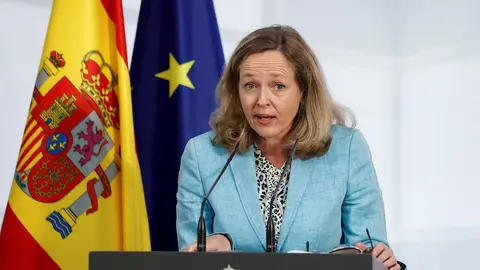 La vicepresidenta primera, Nadia Calviño La vicepresidenta primera, Nadia Calviño