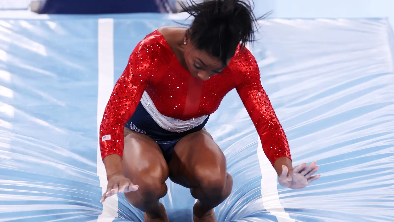 Simone Biles se retira lesionada tras un mal apoyo en la prueba de potro de los Juegos Ol&iacute;mpicos