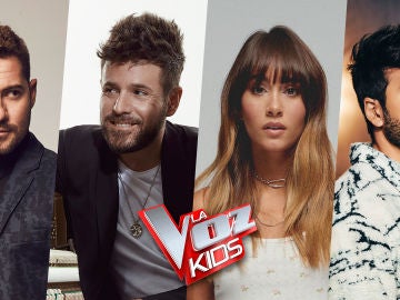 Aitana, David Bisbal, Pablo López y Sebastián Yatra serán los coaches de la próxima edición de ‘La Voz Kids’ 