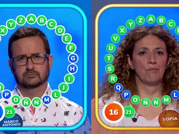 “¡Madre mía!”, el duelo entre Marco Antonio y Sofía en ‘El Rosco’ deja sin aire a todo ‘Pasapalabra’ “¡Madre mía!”, el duelo entre Marco Antonio y Sofía en ‘El Rosco’ deja sin aire a todo ‘Pasapalabra’