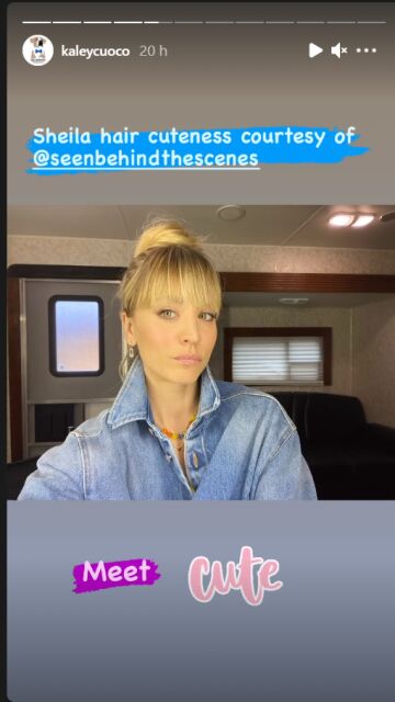 Kaley Cuoco nuevo look