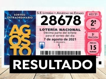 Resultado del Sorteo Extraordinario de Agosto 2021: Comprobar Lotería Nacional del sábado 7 de agosto