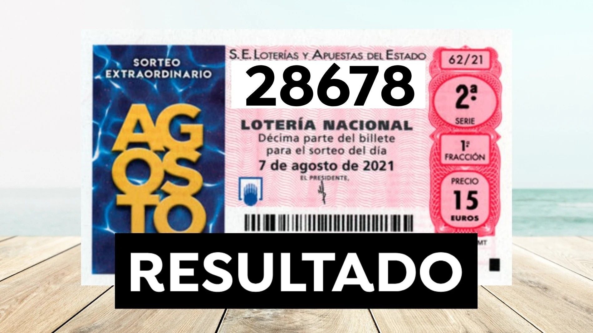 Resultado Del Sorteo Extraordinario De Agosto 2021: Comprobar Lotería ...