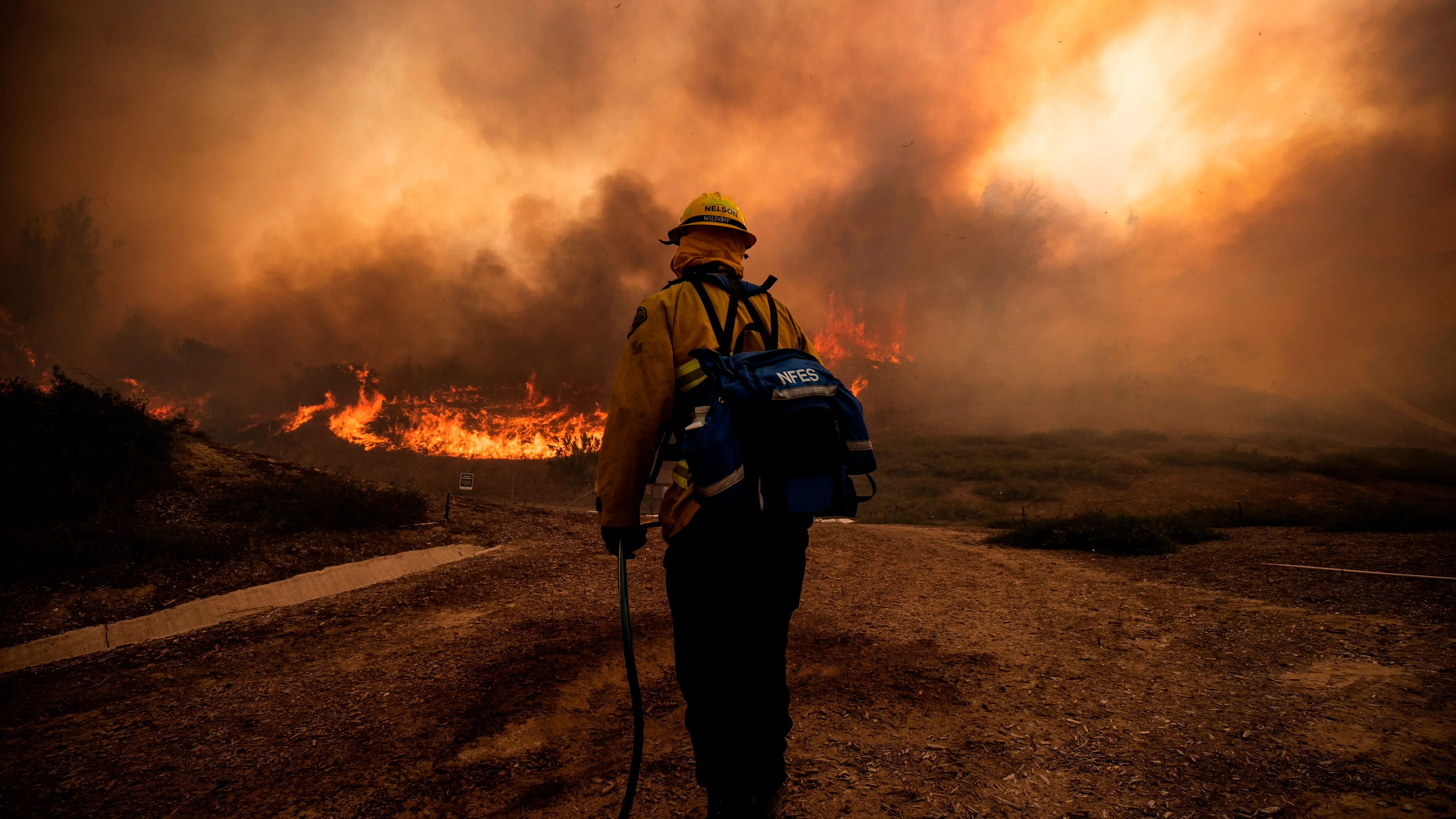 Imagen de archivo de un incendio en Estados Unidos Incendio en California, Estados Unidos