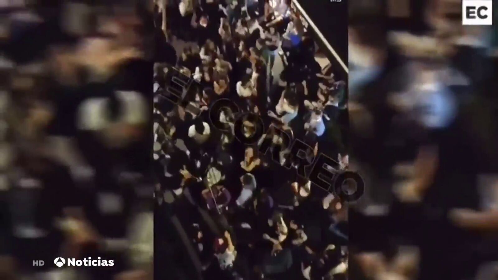 Temor a nuevos contagios en Vitoria tras el descontrol nocturno en las fiestas de la Virgen Blanca