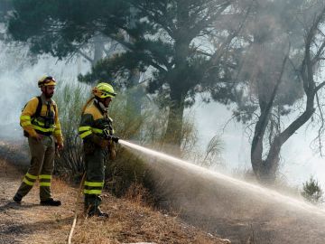 A3 Noticias Fin de Semana (07-08-21) La Junta de Castilla y León mantiene en nivel 2 el fuego de El Tiemblo con varios puntos calientes