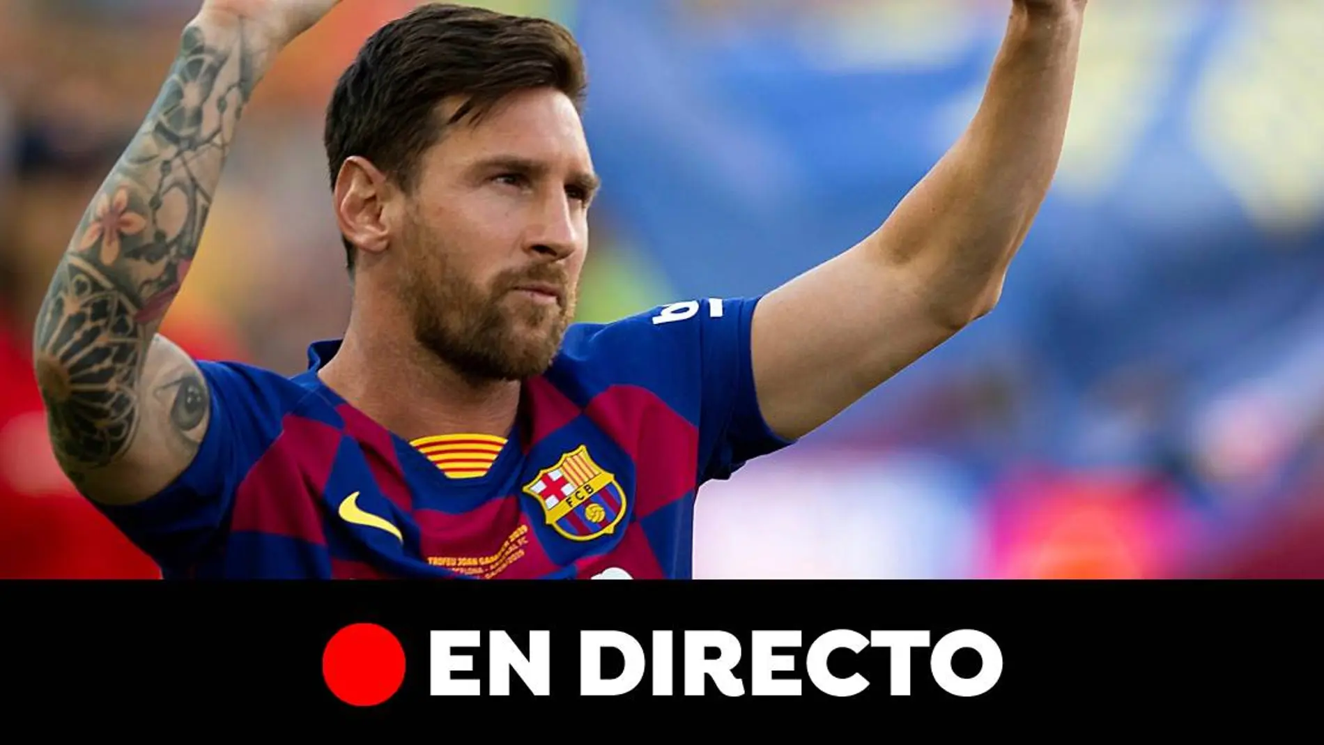 Rueda de prensa de Leo Messi, en directo