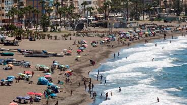 Imagen de archivo de la playa de Rinc&oacute;n de la Victoria