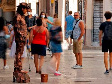 Turistas en Valencia