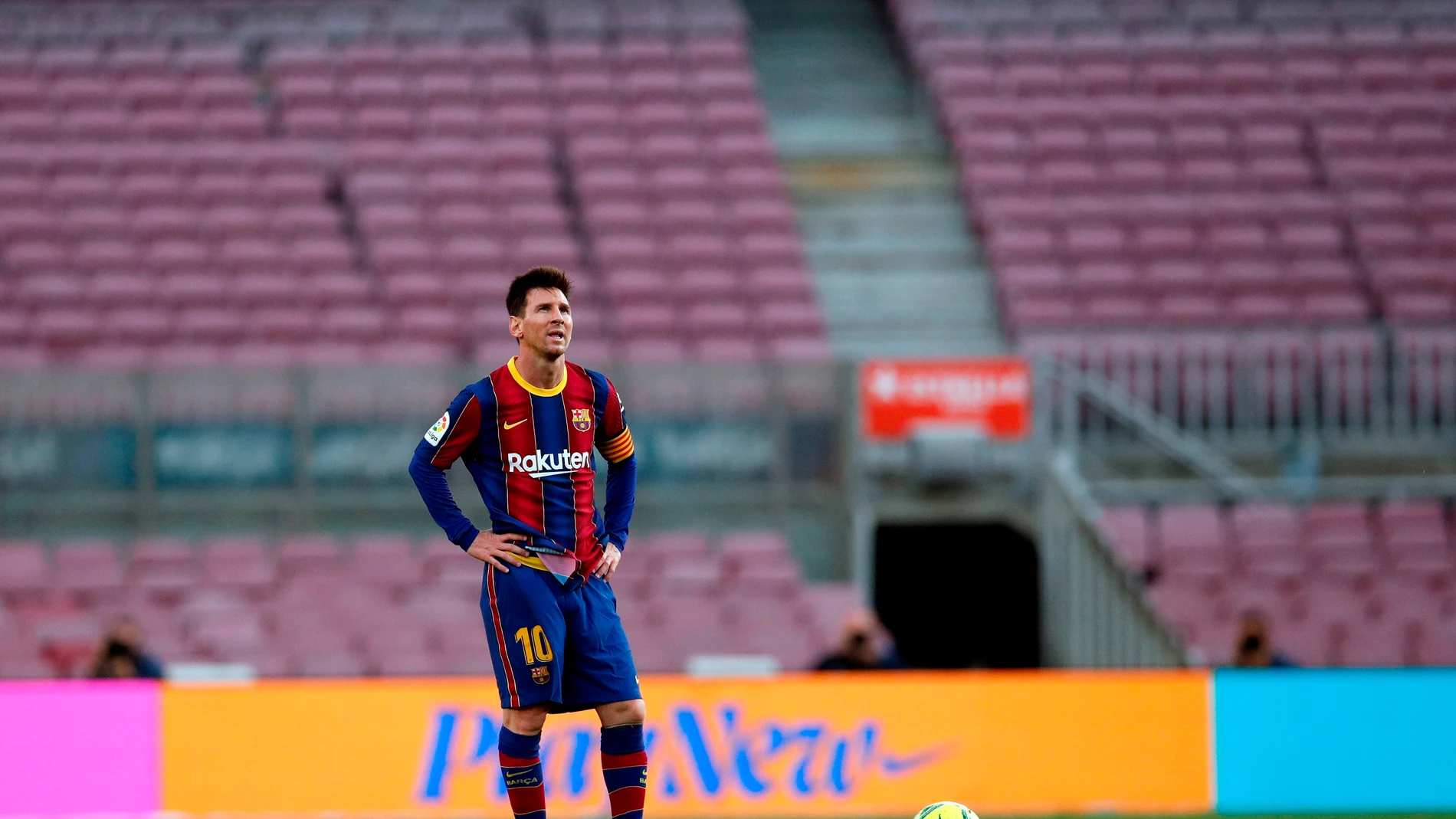 Messi en el Camp Nou