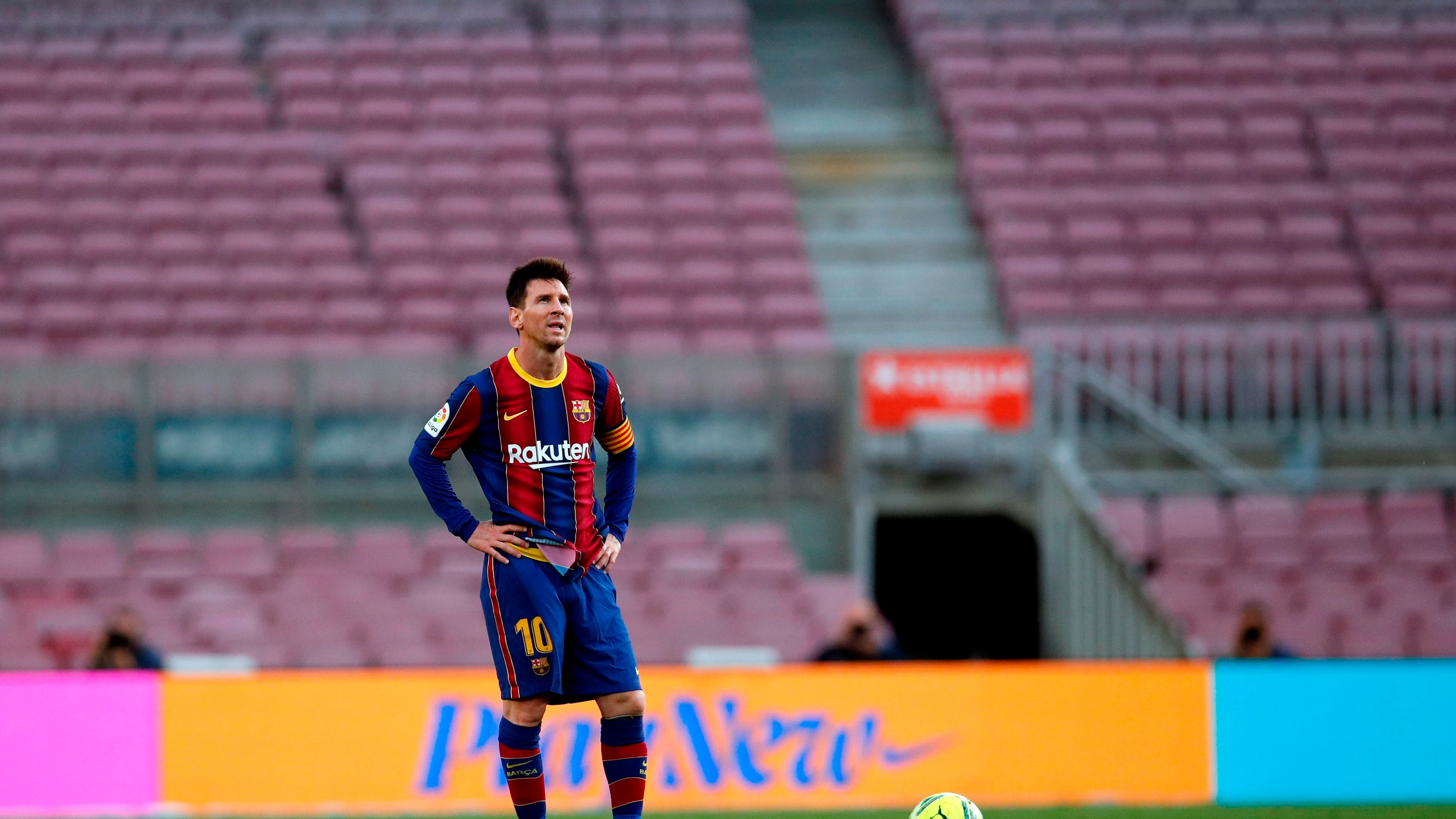 Messi en el Camp Nou Messi en el Camp Nou