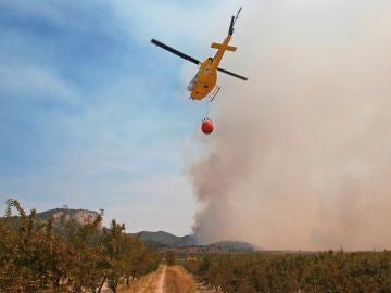 Incendio en Rafelguaraf, en Valencia