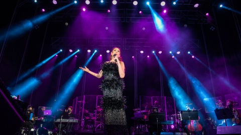 Isabel Pantoja en el concierto de Jerez