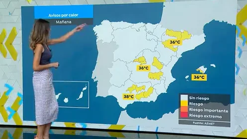Llega la primera ola de calor: Ascenso de las temperaturas y cielos despejados en la mayor parte del país Llega la primera ola de calor: Ascenso de las temperaturas y cielos despejados en la mayor parte del país